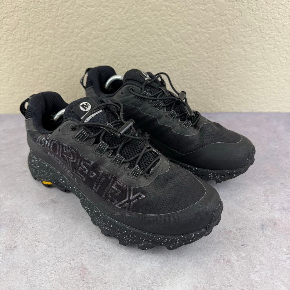 Merrell MOAB Speed GTX Gore-Tex 1 Trail Low Men's Sizes 8 Black Shoes J036389